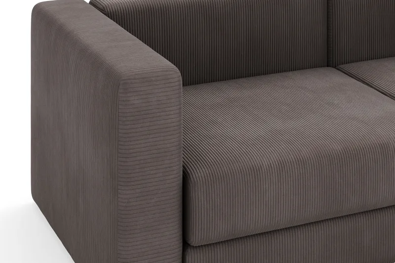 Hagblom 4-sits Divansoffa med Förvaring - Brun - Möbler - Soffa - Divansoffor & schäslongsoffa