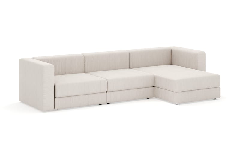Hagblom 4-sits Divansoffa med Förvaring Vändbar - Beige - Möbler - Soffa - Divansoffor & schäslongsoffa