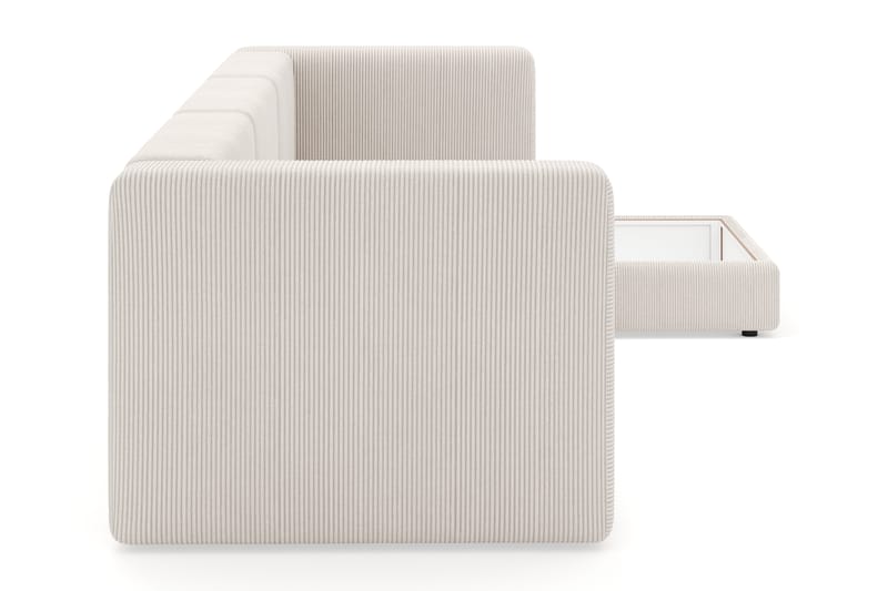 Hagblom 4-sits Divansoffa med Förvaring Vändbar - Beige - Möbler - Soffa - Divansoffor & schäslongsoffa