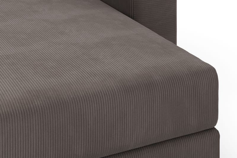 Hagblom 4-sits Divansoffa med Förvaring Vändbar - Brun - Möbler - Soffa - Divansoffor & schäslongsoffa