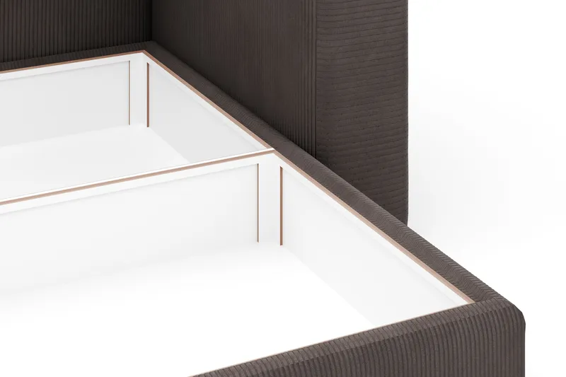 Hagblom 4-sits Divansoffa med Förvaring Vändbar - Brun - Möbler - Soffa - Divansoffor & schäslongsoffa