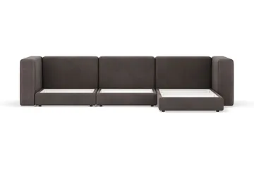 Hagblom 4-sits Divansoffa med Förvaring Vändbar - Taupe - Möbler - Soffa - Divansoffor & schäslongsoffa