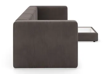 Hagblom 4-sits Divansoffa med Förvaring Vändbar - Taupe - Möbler - Soffa - Divansoffor & schäslongsoffa