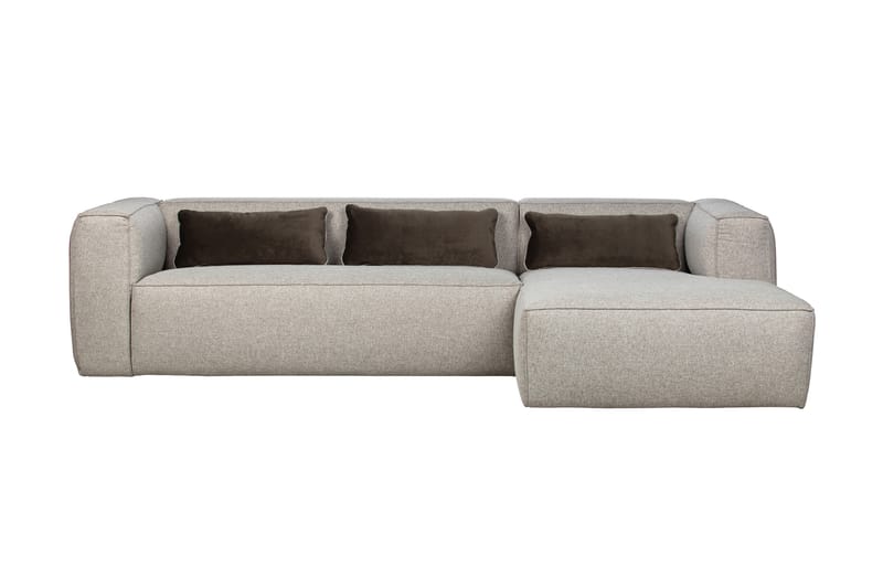 Harlow Divansoffa - Ljusgrå - Möbler - Soffa - Divansoffor & schäslongsoffa