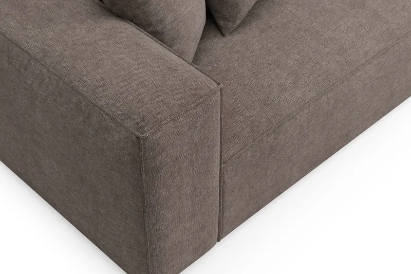 Havana 3-sits Soffa med vändbar divan - Brun - Möbler - Soffa - Divansoffor & schäslongsoffa