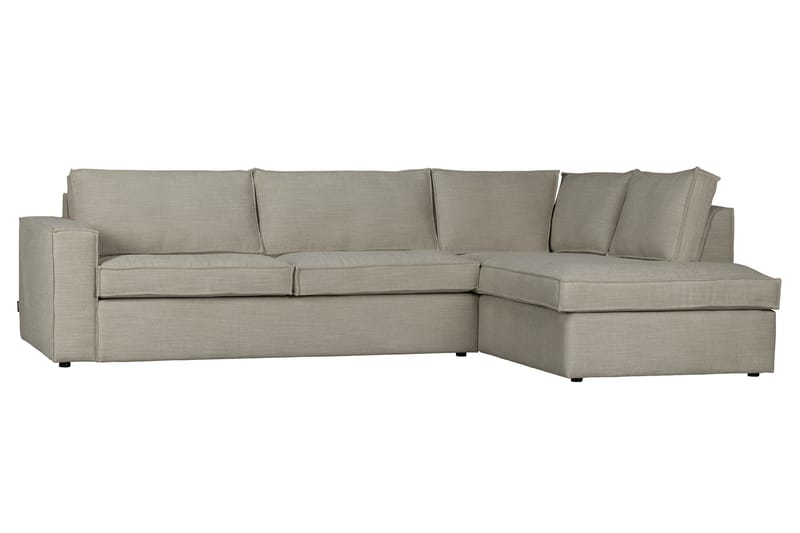 Hearness 3-Sits Soffa med Schäslong Höger - Beige - Möbler - Soffa - Divansoffor & schäslongsoffa - 3 sits soffa med divan