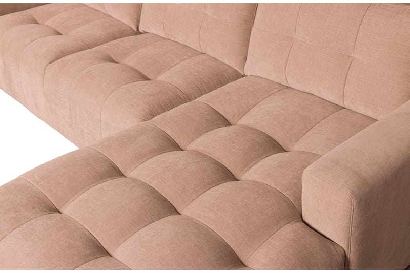 Hippylur 3-Sits Soffa Höger - Rosa - Möbler - Soffa - Divansoffor & schäslongsoffa