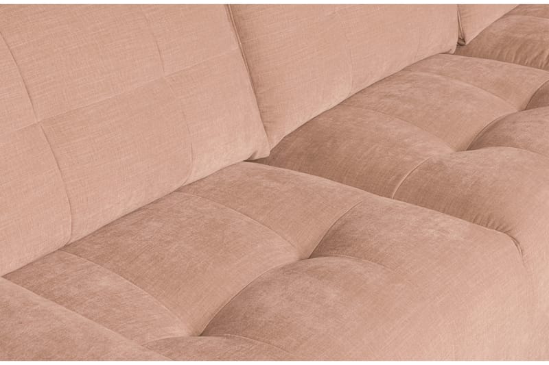 Hippylur 3-Sits Soffa Höger - Rosa - Möbler - Soffa - Divansoffor & schäslongsoffa
