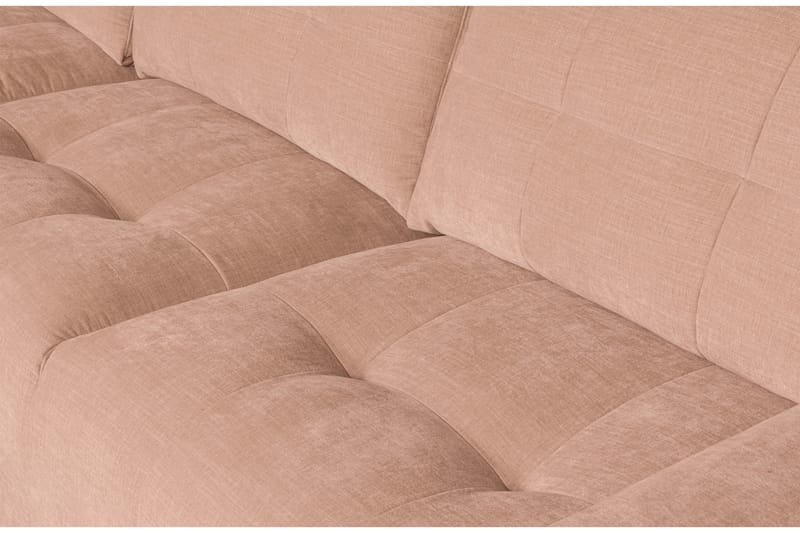Hippylur 3-Sits Soffa Vänster - Rosa - Möbler - Soffa - Divansoffor & schäslongsoffa