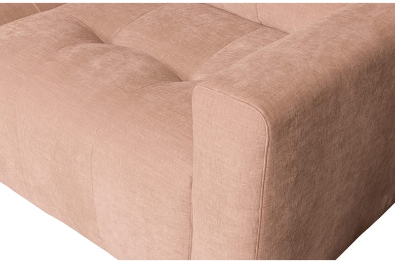 Hippylur 3-Sits Soffa Vänster - Rosa - Möbler - Soffa - Divansoffor & schäslongsoffa