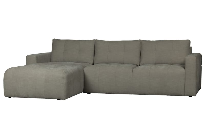 Hippylur 3-Sits Soffa Vänster - Varmgrå - Möbler - Soffa - Divansoffor & schäslongsoffa