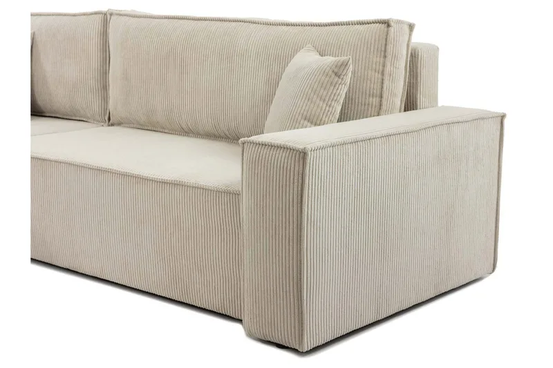 Hobson Soffa med Divan 3-sits - Beige - Möbler - Soffa - Divansoffor & schäslongsoffa