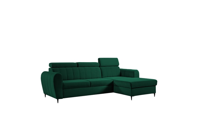 Hoffman Soffa med Divan 3-sits, Grön