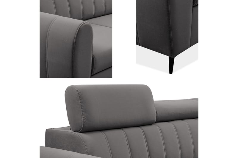 Hoffman Soffa med Schäslong 3-sits - Blå - Möbler - Soffa - Divansoffor & schäslongsoffa