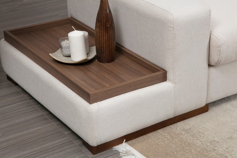 Huelva Divansoffa - Beige - Möbler - Soffa - Divansoffor & schäslongsoffa