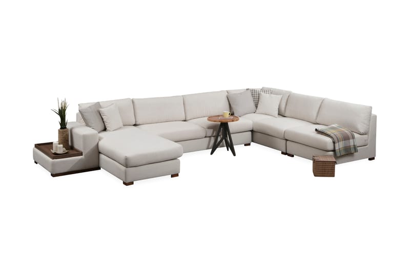 Huelva Divansoffa - Beige - Möbler - Soffa - Divansoffor & schäslongsoffa