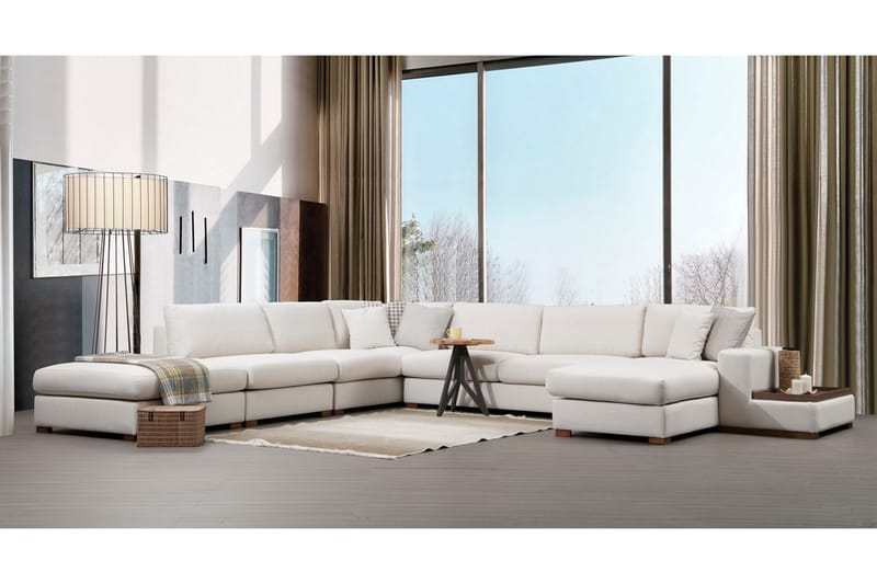 Huelva Divansoffa - Beige - Möbler - Soffa - Divansoffor & schäslongsoffa