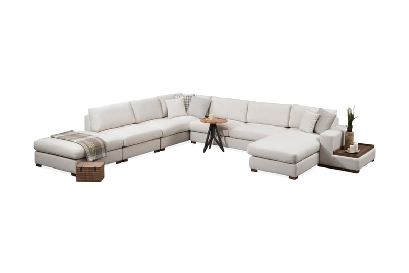 Huelva Divansoffa - Beige - Möbler - Soffa - Divansoffor & schäslongsoffa