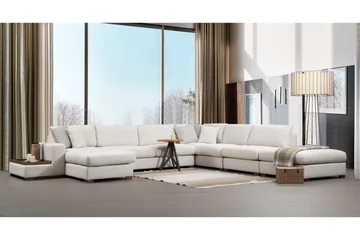Huelva Divansoffa - Beige - Möbler - Soffa - Hörnsoffa - Hörnsoffa med divan