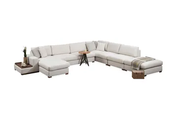 Huelva Divansoffa - Beige - Möbler - Soffa - Hörnsoffa - Hörnsoffa med divan