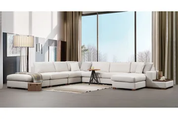 Huelva Divansoffa - Beige - Möbler - Soffa - Hörnsoffa - Hörnsoffa med divan