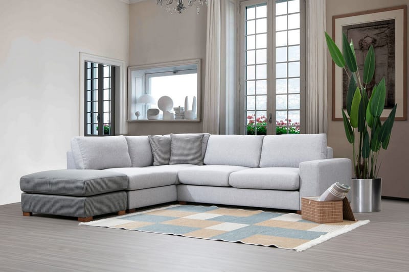 Huelva Divansoffa - Grå - Möbler - Soffa - Divansoffor & schäslongsoffa