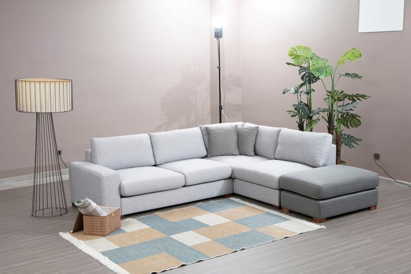 Huelva Divansoffa - Grå - Möbler - Soffa - Divansoffor & schäslongsoffa