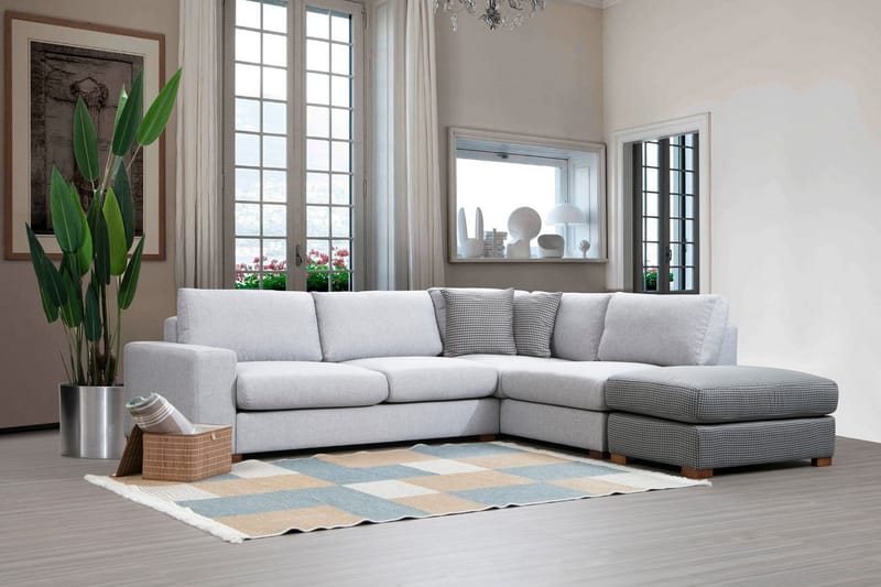 Huelva Divansoffa - Grå - Möbler - Soffa - Divansoffor & schäslongsoffa