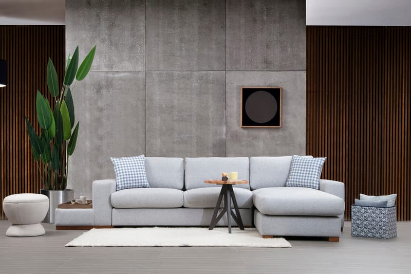 Huelva Divansoffa - Grå - Möbler - Soffa - Divansoffor & schäslongsoffa