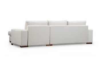 Huelva Högervänd L-formad Divansoffa med Schäslong 270 cm i Tyg - Benvit - Möbler - Soffa - Divansoffor & schäslongsoffa