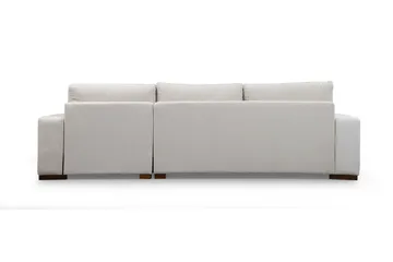 Huelva Högervänd L-formad Divansoffa med Schäslong 270 cm i Tyg - Benvit - Möbler - Soffa - Divansoffor & schäslongsoffa