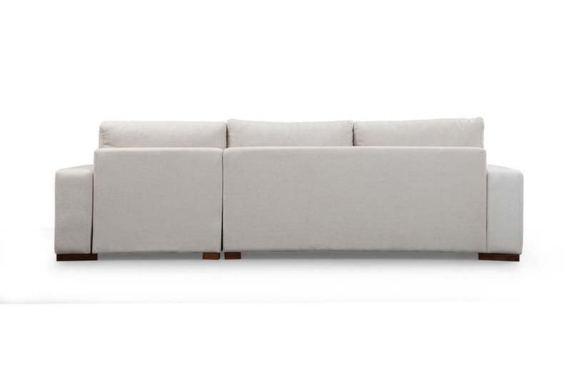 Huelva Högervänd L-formad Divansoffa med Schäslong 270 cm i Tyg - Benvit - Möbler - Soffa - Divansoffor & schäslongsoffa
