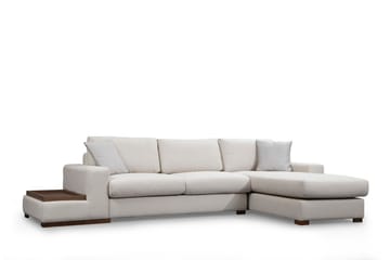 Huelva Högervänd L-formad Divansoffa med Schäslong 312 cm i Tyg - Beige - Möbler - Soffa - Divansoffor & schäslongsoffa