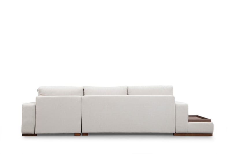 Huelva Högervänd L-formad Divansoffa med Schäslong 312 cm i Tyg - Beige - Möbler - Soffa - Divansoffor & schäslongsoffa