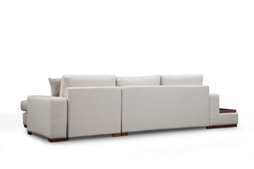 Huelva Högervänd L-formad Divansoffa med Schäslong 312 cm i Tyg - Beige - Möbler - Soffa - Divansoffor & schäslongsoffa