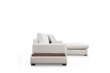 Huelva Högervänd L-formad Divansoffa med Schäslong 312 cm i Tyg - Beige - Möbler - Soffa - Divansoffor & schäslongsoffa