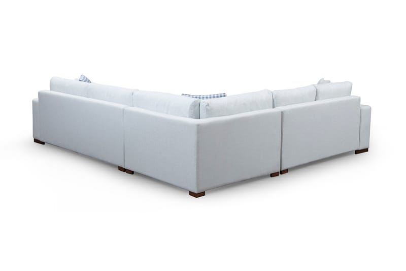 Huelva Högervänd L-formad Hörnsoffa 322 cm i Tyg med Breda Armstöd - Beige - Möbler - Soffa - Hörnsoffa