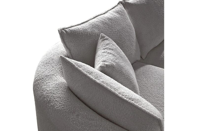 Hungirr Soffa med Divan 4-sits - Grå - Möbler - Soffa - Divansoffor & schäslongsoffa