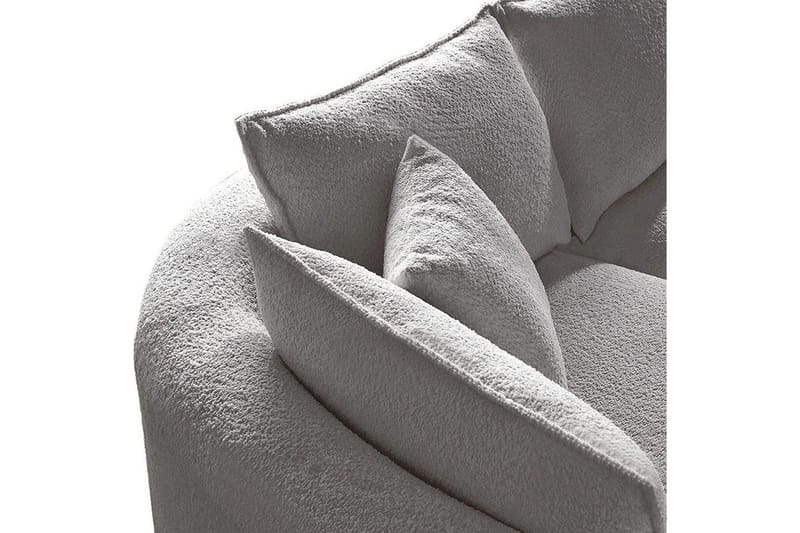 Hungirr Soffa med Divan 4-sits - Grå - Möbler - Soffa - Divansoffor & schäslongsoffa