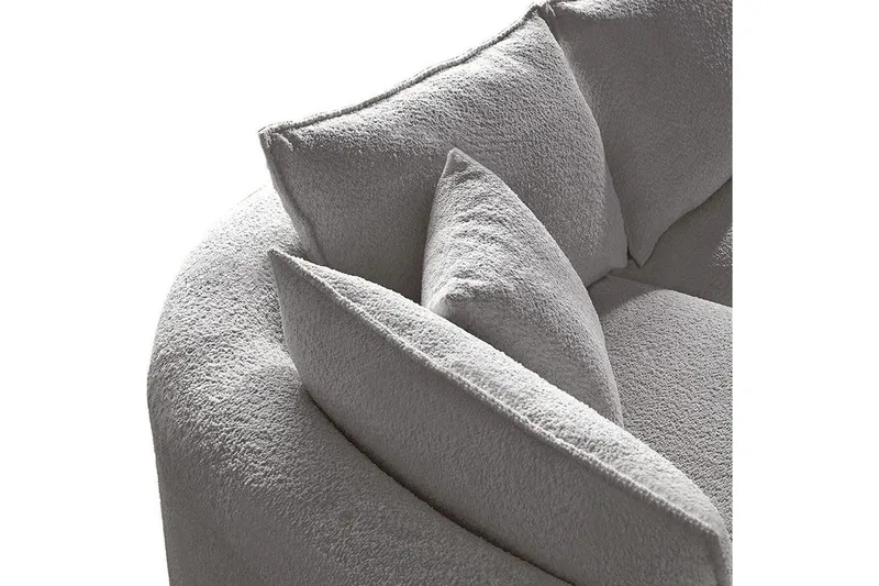 Hungirr Soffa med Divan 4-sits - Grå - Möbler - Soffa - Divansoffor & schäslongsoffa