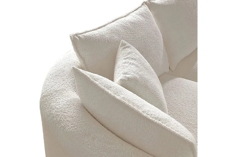 Hungirr Soffa med Divan 4-sits - Vit - Möbler - Soffa - Divansoffor & schäslongsoffa