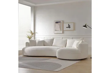 Hungirr Soffa med Divan 4-sits - Vit - Möbler - Soffa - 4 sits soffa