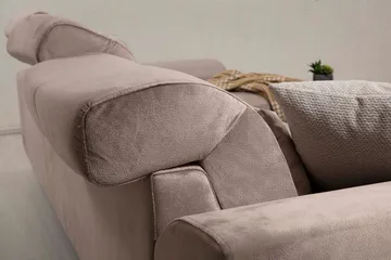 Jaraad Divansoffa Vänster - Beige/Svart - Möbler - Soffa - Divansoffor & schäslongsoffa