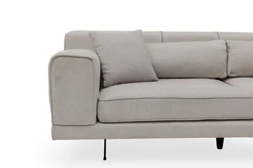 Jivago Divansoffa Höger - Beige/Svart - Möbler - Soffa - Divansoffor & schäslongsoffa