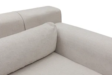 Jivago Divansoffa Höger - Beige/Svart - Möbler - Soffa - Divansoffor & schäslongsoffa