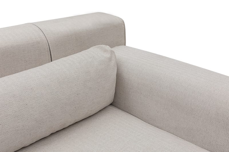Jivago Divansoffa Höger - Beige/Svart - Möbler - Soffa - Divansoffor & schäslongsoffa