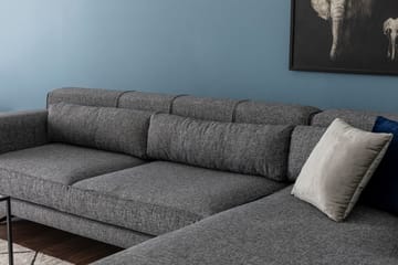 Jivago Divansoffa Höger - Grå/Svart - Möbler - Soffa - Divansoffor & schäslongsoffa