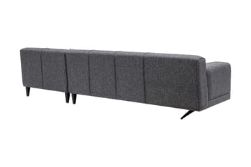 Jivago Divansoffa Höger - Grå/Svart - Möbler - Soffa - Divansoffor & schäslongsoffa
