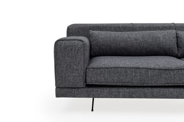 Jivago Divansoffa Höger - Grå/Svart - Möbler - Soffa - Divansoffor & schäslongsoffa