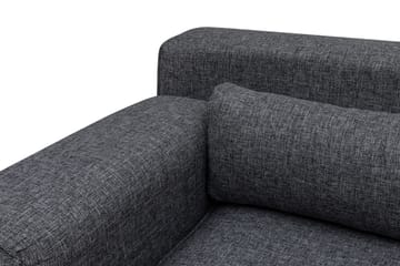 Jivago Divansoffa Höger - Grå/Svart - Möbler - Soffa - Divansoffor & schäslongsoffa